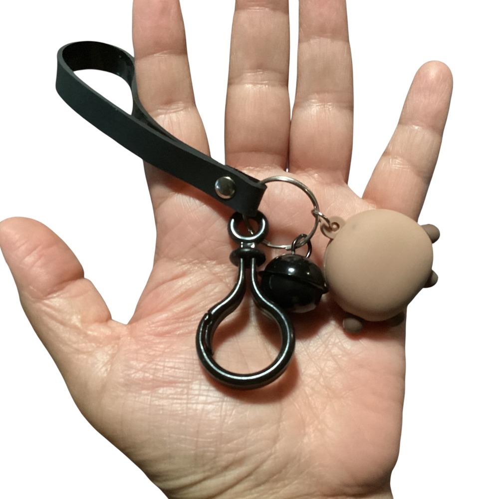 BTS Suga BT21 Shooky Brown Rubber Figure Charm Wristlet Strap 1993.03.09 - Picture 5 of 9